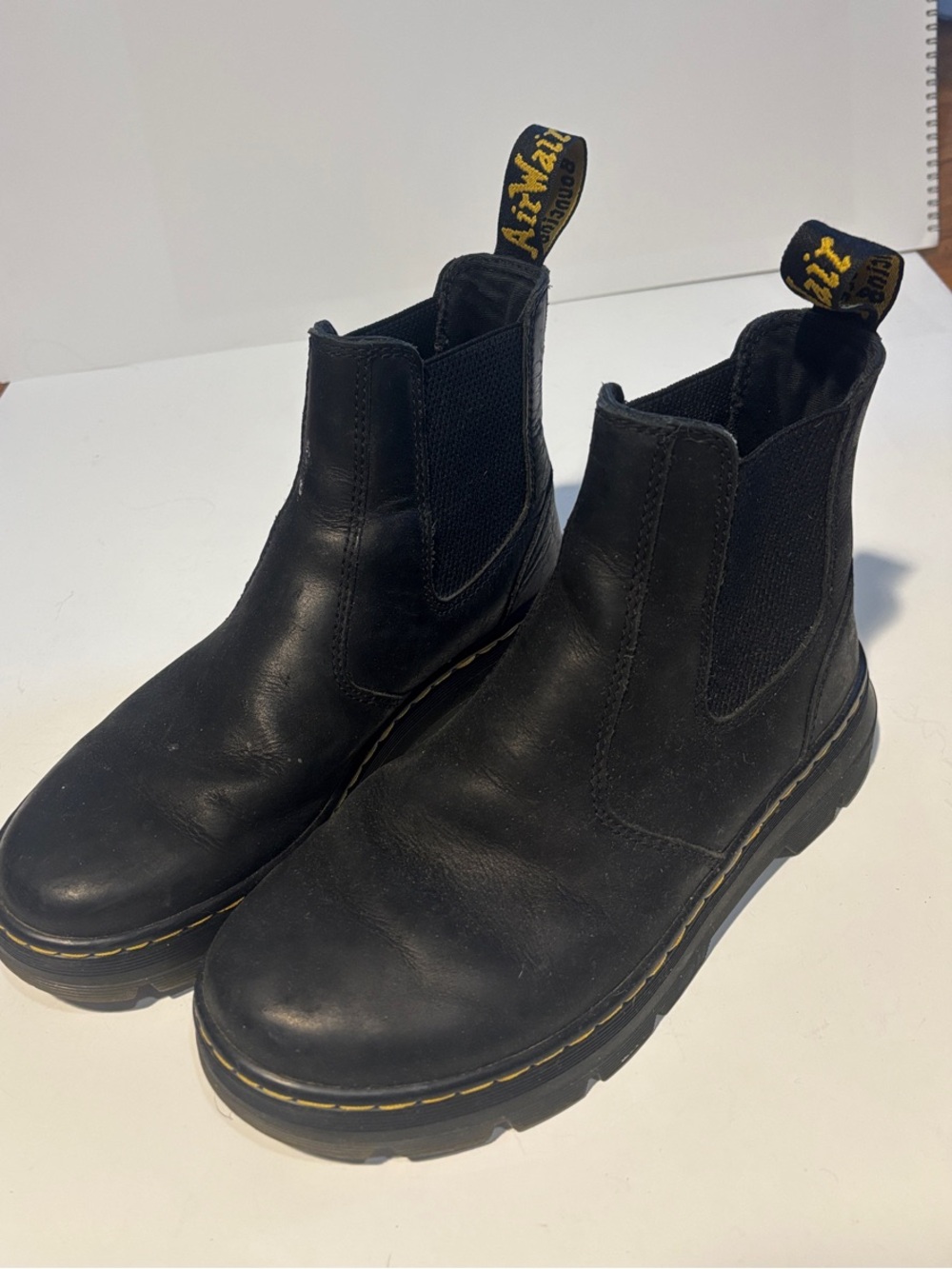 Dr. Martens Black Leather Embury Chelsea Boots